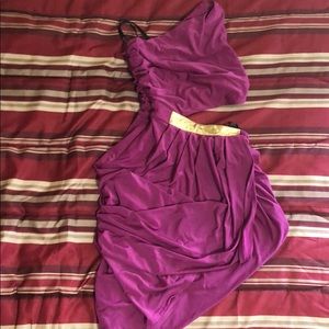 Purple Toga Dress